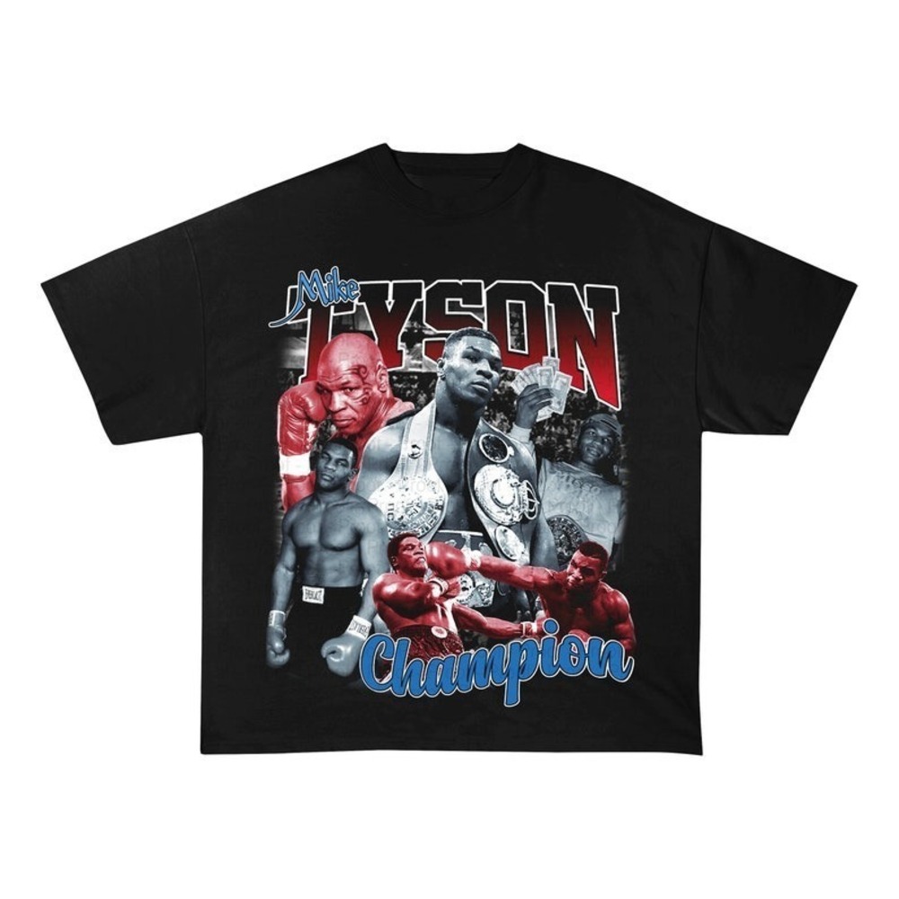 Mike Tyson T-Shirt Boxing Graphic Tee Y2K Unisex Shirt
